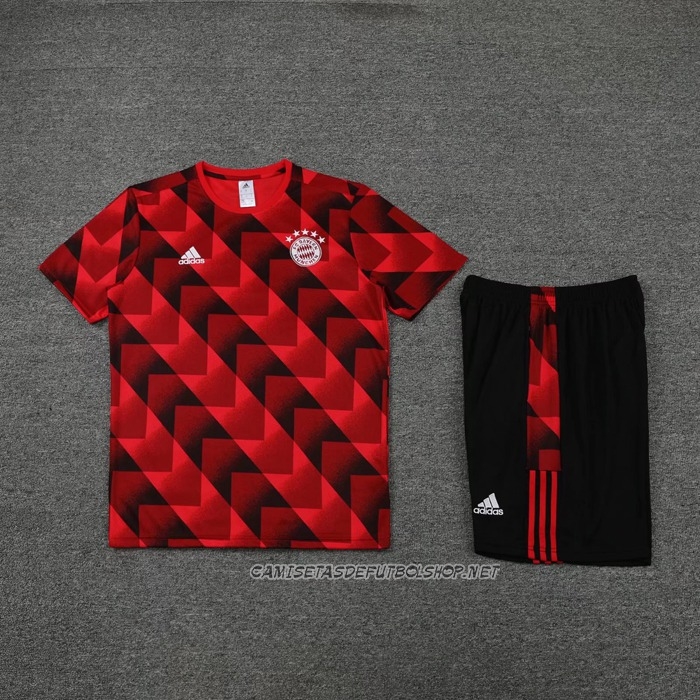 Chandal del Bayern Munich 22-23 Manga Corta Rojo - Pantalon Corto